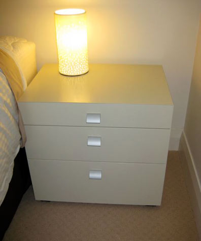 moderna bedside table custom interior design sunshine coast unique furniture